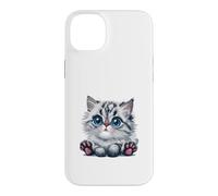 Carcasa para iPhone 14 Plus Super Lindo Gato bebé Amo a mi Gato