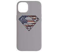 Carcasa para iPhone 14 Plus Superman Wartorn US Flag