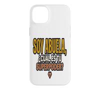 Carcasa para iPhone 14 Plus Superpoderes of Abuela Frase Divertida para Abuelas