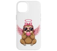 Carcasa para iPhone 14 Plus Sweet Valentine's Day Sloth Angel with Pink Wings