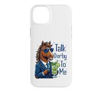 Carcasa para iPhone 14 Plus Talk Derby To Me Funny Cool Racing Horse Men Women