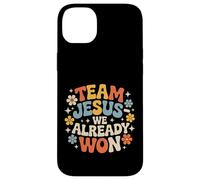 Carcasa para iPhone 14 Plus Team Jesus We Already Won Victoria del Ganador Espiritual |-