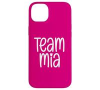 Carcasa para iPhone 14 Plus Team MIA Girls Nombre Deportes Hija Nieta Mamá