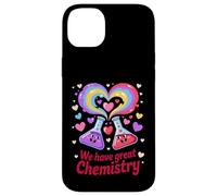 Carcasa para iPhone 14 Plus Tenemos una Gran química Ciencia Amor día de San Valentín