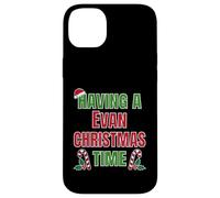 Carcasa para iPhone 14 Plus Tener un Nombre de reunión Familiar Evan Christmas Time