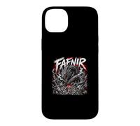 Carcasa para iPhone 14 Plus Tesoro de Runa vikinga dragón nórdico Fafnir