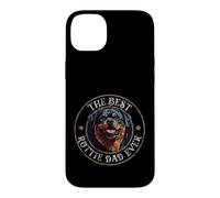 Carcasa para iPhone 14 Plus The Best Rottie Dad Ever Rottweiler Father Vintage Dog Lover