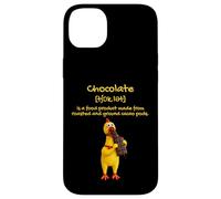Carcasa para iPhone 14 Plus The Definition of Chocolat with Funny Yellow Rubber Chicken