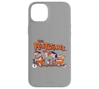 Carcasa para iPhone 14 Plus The Flintstones Fred Wilma Betty Barney on Bike