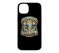 Carcasa para iPhone 14 Plus The Glass Always Half Full de vitrales y atrapasoles