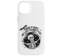 Carcasa para iPhone 14 Plus There It Goes - Arte de Logotipo Circular de Humor Esqueleto