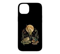 Carcasa para iPhone 14 Plus Three Frogs Moon Vintage Amphibian Cottagecore Art