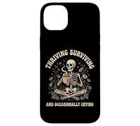 Carcasa para iPhone 14 Plus Thriving Surviving and Occasionally Crying