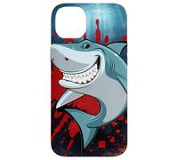 Carcasa para iPhone 14 Plus Tiburón Feliz Sonriente
