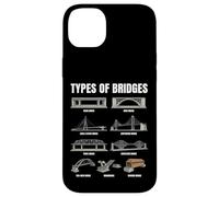 Carcasa para iPhone 14 Plus Tipos De Puentes Gráfico Ingeniería Civil Arquitectura