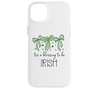 Carcasa para iPhone 14 Plus Tis a Blessing to be Irish Blessings St Patricks Lucky Women