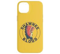 Carcasa para iPhone 14 Plus Tocado de Sangre de Shawnee, raíces Indias orgullosas de los nativos Americanos