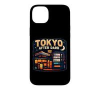 Carcasa para iPhone 14 Plus Tokyo After Dark Vinyl Running Coffee Japonés Music Lover