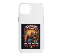 Carcasa para iPhone 14 Plus Too Old to Care Boomer Club, diseño Retro de Estilo Playero