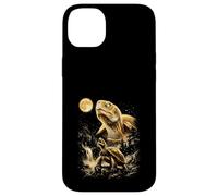 Carcasa para iPhone 14 Plus Tortuga Aullando a la Luna Meme