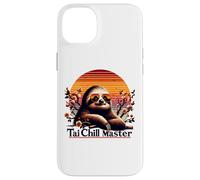 Carcasa para iPhone 14 Plus Tranquil Sloth Tai Chi Tai Chill Master Relajación Relajada