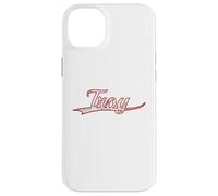 Carcasa para iPhone 14 Plus Troy New York Michigan Vintage Varsity Distressed Throwback