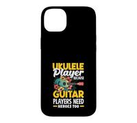 Carcasa para iPhone 14 Plus Ukelele Porque los guitarristas también Necesitan héroes