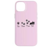 Carcasa para iPhone 14 Plus Un Deux Trois Cat Divertido Profesor Francés Diciendo Amante del Idioma