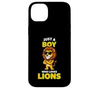 Carcasa para iPhone 14 Plus Un león Genial con Gafas de Sol, Solo un niño al Que le encantan los Leones