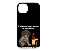 Carcasa para iPhone 14 Plus Una Mujer no Puede Sobrevivir Solo en Vino Ella también Necesita un GSP