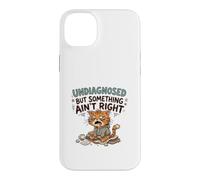 Carcasa para iPhone 14 Plus Undiagnosed But Something Ain't Right Grumpy Funny Cat