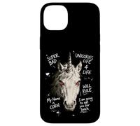 Carcasa para iPhone 14 Plus Unicornio Ojos Rojos Mal Estilo Callejero Vibraciones