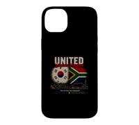Carcasa para iPhone 14 Plus Unidos más allá de Las fronteras Corea del Sur Sudáfrica Dos Naciones