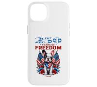 Carcasa para iPhone 14 Plus USA 250th Anniversary Celebra Cool Patriotic Boxer Puppy