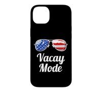 Carcasa para iPhone 14 Plus Vacay Mode USA Sunglasses Summer Vacation & Travel Bloggers