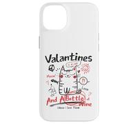 Carcasa para iPhone 14 Plus Valentines Is A Cat and A Bottle of Wine Cause I Love Them
