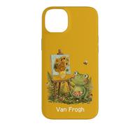 Carcasa para iPhone 14 Plus Van Gogh Funny Art Juego de Palabras con diseño de Girasoles