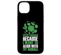 Carcasa para iPhone 14 Plus Vegetariano Alinear con Mi Moral Estilo De Vida Verde