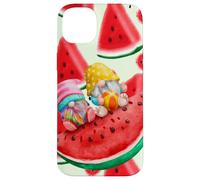 Carcasa para iPhone 14 Plus Verano con mis gnomos sandía Retro Playa Verano