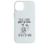 Carcasa para iPhone 14 Plus Verdadero Crime Copa DE Vino EN LA Cama por Nueve Esqueleto Fan Meme