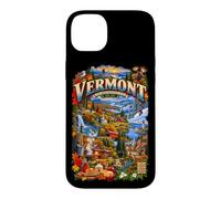 Carcasa para iPhone 14 Plus Vermont, el Estado de Las montañas Verdes Desde 1791