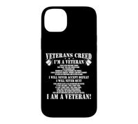 Carcasa para iPhone 14 Plus Veteran’s Creed I’m Veteran T-Shirt