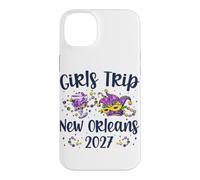 Carcasa para iPhone 14 Plus Viaje de Chicas Nueva Orleans 2027 Mardi Gras NOLA Girls Travel