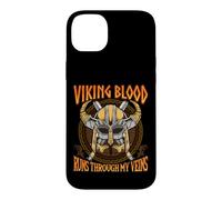 Carcasa para iPhone 14 Plus Viking Blood Runs Through my Veins Norse Nordic Mythology