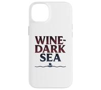Carcasa para iPhone 14 Plus Vino Mar Oscuro Homero Griego Poesía épica Navegación