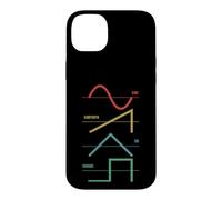 Carcasa para iPhone 14 Plus Vintage Analogue Synthesizer Techno Waveform - Synth Nerd