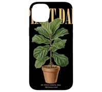 Carcasa para iPhone 14 Plus Vintage Fiddle-Leaf Higuera Planta Papá Naturaleza Flora Jardinero