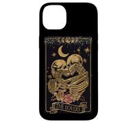 Carcasa para iPhone 14 Plus Vintage Goth Tarot Card The Lovers Dark Academia Aesthetic