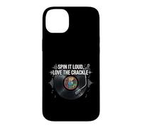 Carcasa para iPhone 14 Plus Vinyl Record Collector Spin It Loud Love The Crackle