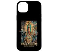 Carcasa para iPhone 14 Plus Viva Cristo Rey Guadalupe Cristeros Católicos